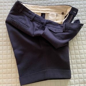 Unique navy cotton shorts by Our Legacy